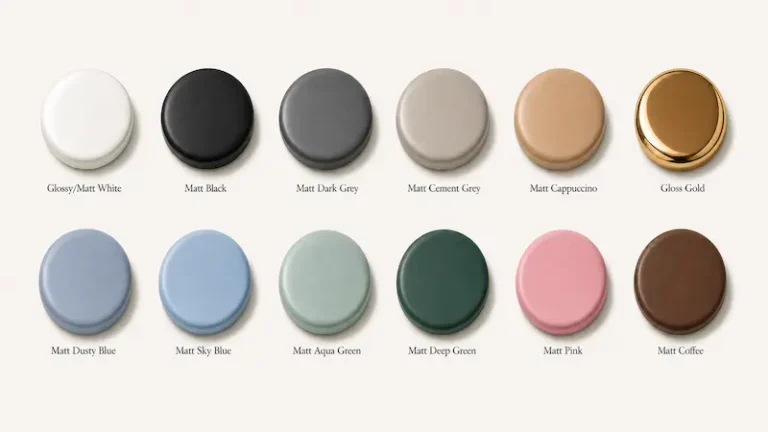 12 shades for washbasin