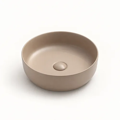 112C-beige color basin