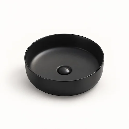 112CMB-matt black color basin