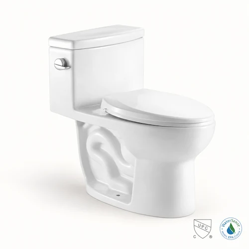 2021S-UPC one-piece siphonic toilet with single flush