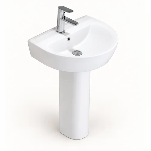 3969-CE certified full pedestal basin