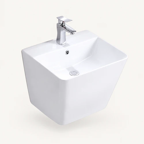 4344-SABER certified-square-wall hung basin