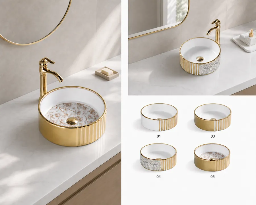 countertop golden basin-preview