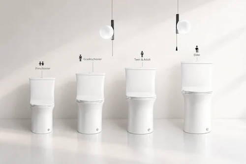 multi height toilet preview